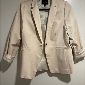 Banana Republic Cream Tailored Blazer